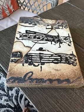 Sid dickens retired rare memory block tile T-10 excellent shape 6x8 musical nota